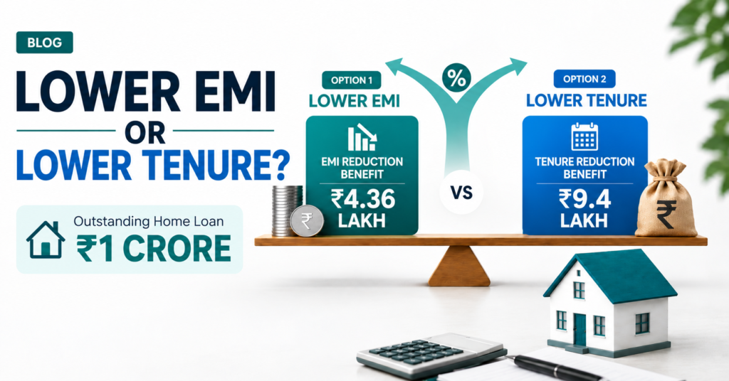 Home loan balance transfer – lower EMI vs lower tenure comparison